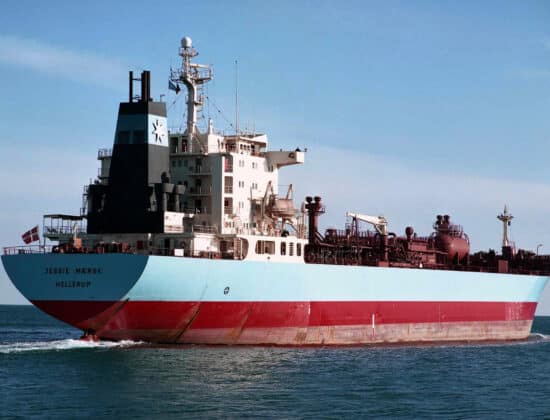 Jessie Maersk by Malcom Cranfield
