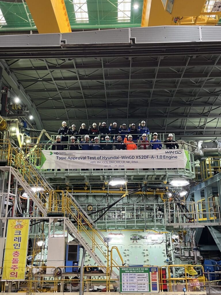 World-First Type Approval and Factory Acceptance Testing for Ammonia-Fueled Two-Stoke Engine